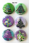 Christmas Tree Flair Buttons