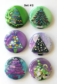 Image 5 of Christmas Tree Flair Buttons