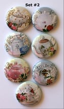 Shabby Chic Teapot Flair Buttons