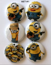 Image 1 of Minion Flair Buttons