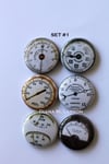 Steampunk Gauge Flair Buttons