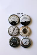 Steampunk Gauge Flair Buttons