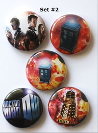 Image 2 of Dr. Who Flair Buttons