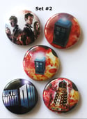 Dr. Who Flair Buttons
