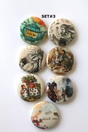 Alice in Wonderland Flair Buttons