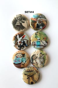 Image 4 of Alice in Wonderland Flair Buttons