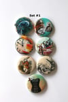 Alice in Wonderland Flair Buttons