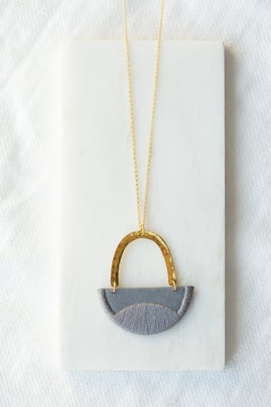 Image of LINNEA necklace in Grey