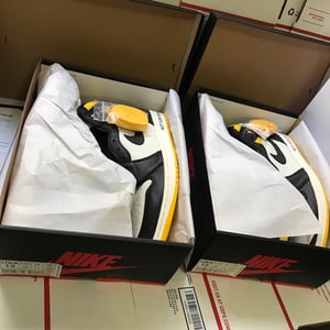 Image of Jordan Retro 1 “Not For Resell” yellow 