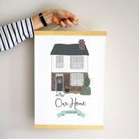Image 3 of Personalised Our Home Print