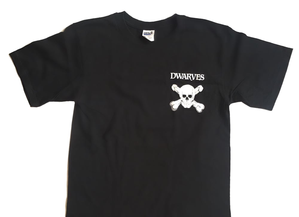 Image of The Dwarves - Skull And Cross Bones / Teach Children To Worship Satan - T-Shirt