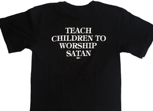 Image of The Dwarves - Skull And Cross Bones / Teach Children To Worship Satan - T-Shirt