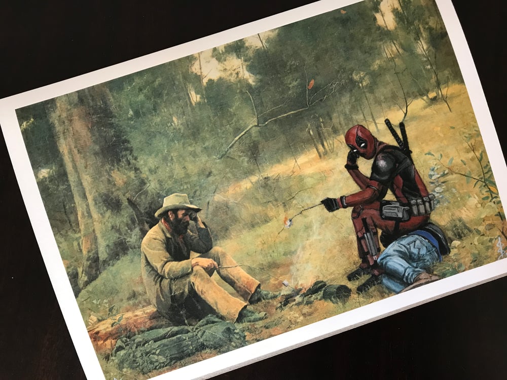 Image of McCubbin and Deadpool, Down on their Luck