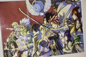 Image of Fairy Tail Guild Japan Exhibition RARE Original Framed Art Piece