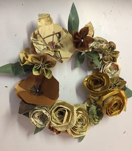 Image of Jennifer Collier: Paper Flower Christmas Wreaths