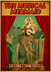 Musical Mermaid Poster Print