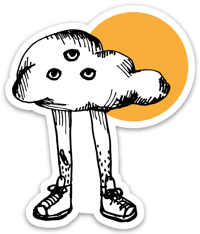 Image of Cloud Sticker 