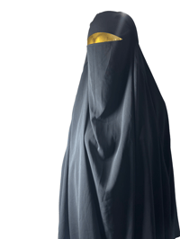 Image 2 of Aswad Large Khimar 