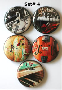Image 4 of Musical Instrument Flair Buttons