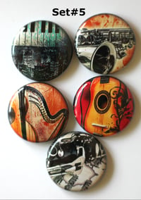 Image 5 of Musical Instrument Flair Buttons