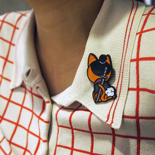 Image of SMOKEBOMB ENAMEL PIN