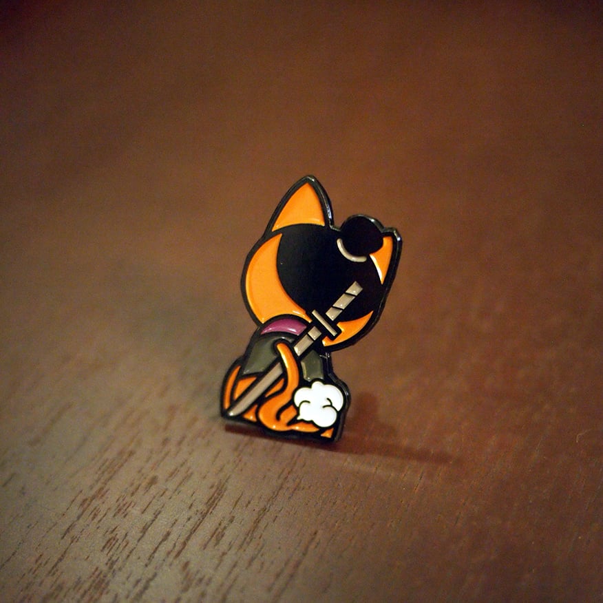 Image of SMOKEBOMB ENAMEL PIN