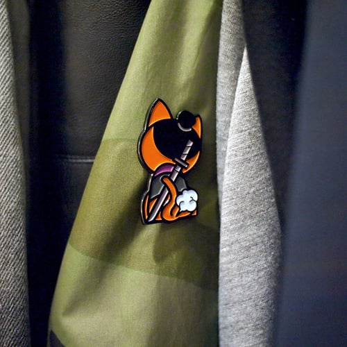 Image of SMOKEBOMB ENAMEL PIN