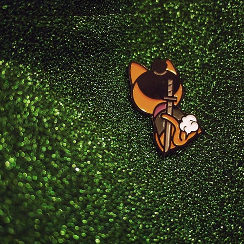 Image of SMOKEBOMB ENAMEL PIN