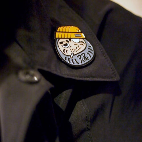 Image of DARUMA ENAMEL PIN