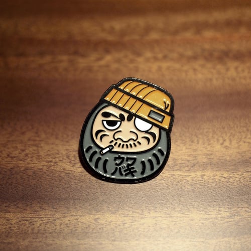 Image of DARUMA ENAMEL PIN