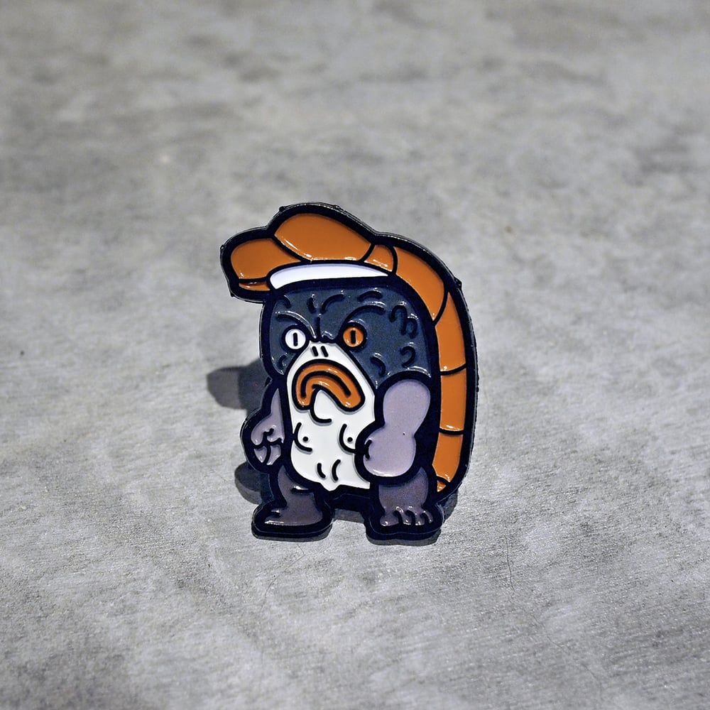 Image of SUSHI MONSTER ENAMEL PIN