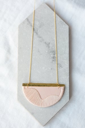 Image of FOLKE necklace in Blush