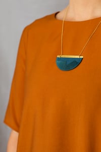 Image 2 of FOLKE necklace in Indigo