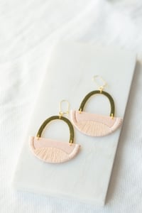 Image 1 of LINNEA earrings in Blush
