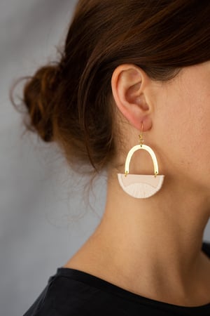 Image of LINNEA earrings in Blush
