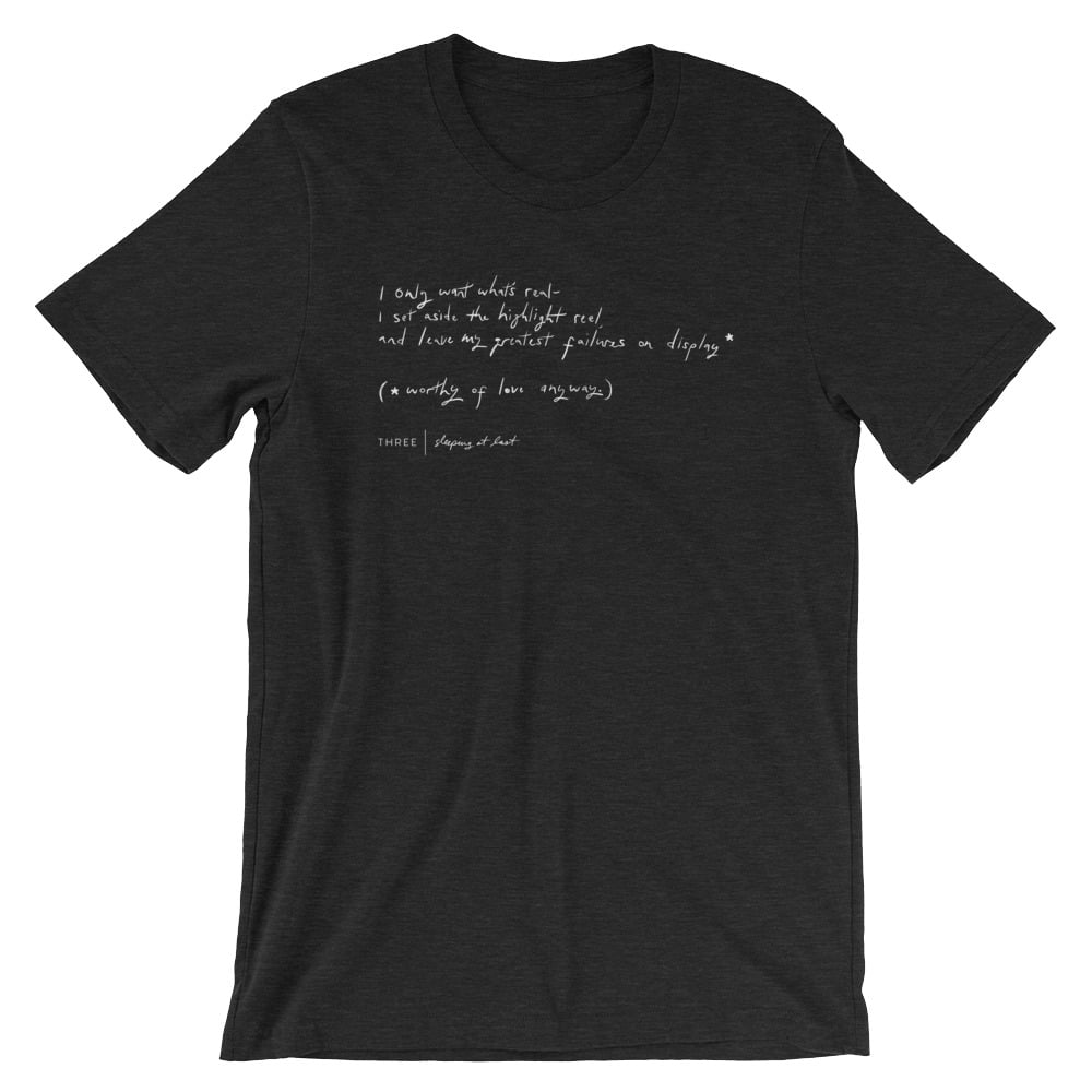Image of "Three" Handwriting Shirt