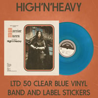 Image 2 of HIGH N' HEAVY - WARRIOR QUEEN Ltd Clear Blue Vinyl