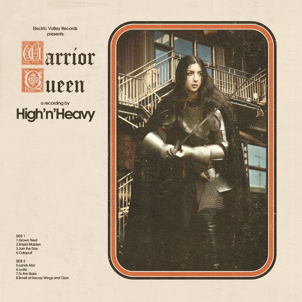 Image of HIGH N' HEAVY - WARRIOR QUEEN Black Vinyl