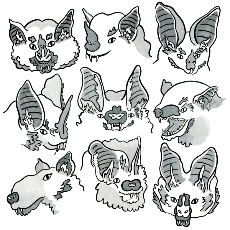 Image of Bats B&W