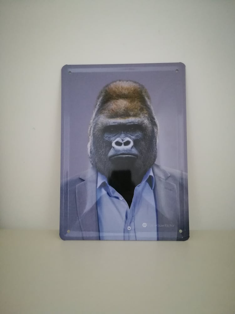 Image of Plaat: "GORILLA IN KOSTUUM"