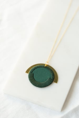 Image of LUNA circle pendant Forest