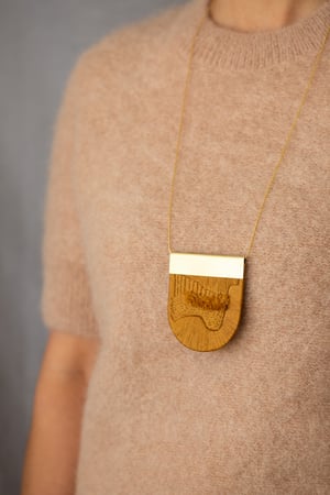 Image of LUXE pendant in Tobacco