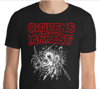 Image 2 of CITIZENS ARREST - "CROMS DEVILS"  BLACK T-SHIRT 