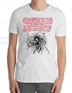 Image of CITIZENS ARREST - "CROMS DEVILS"  WHITE T-SHIRT 