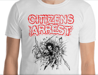 Image 2 of CITIZENS ARREST - "CROMS DEVILS"  WHITE T-SHIRT 