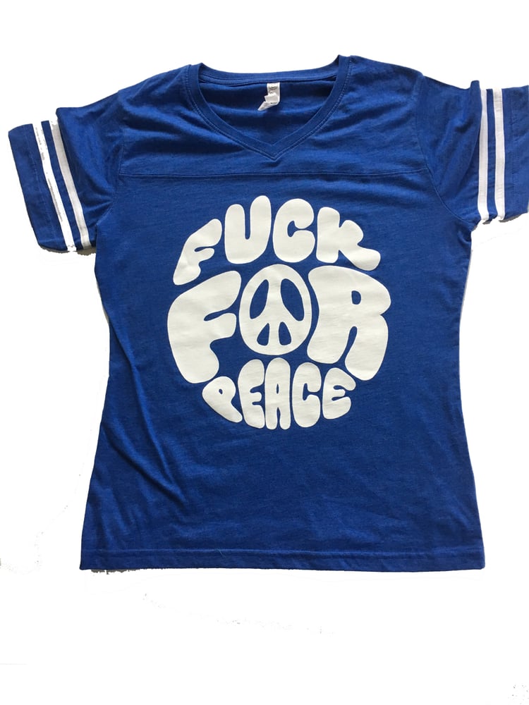 Image of Fuck For Peace Ladies Jersey