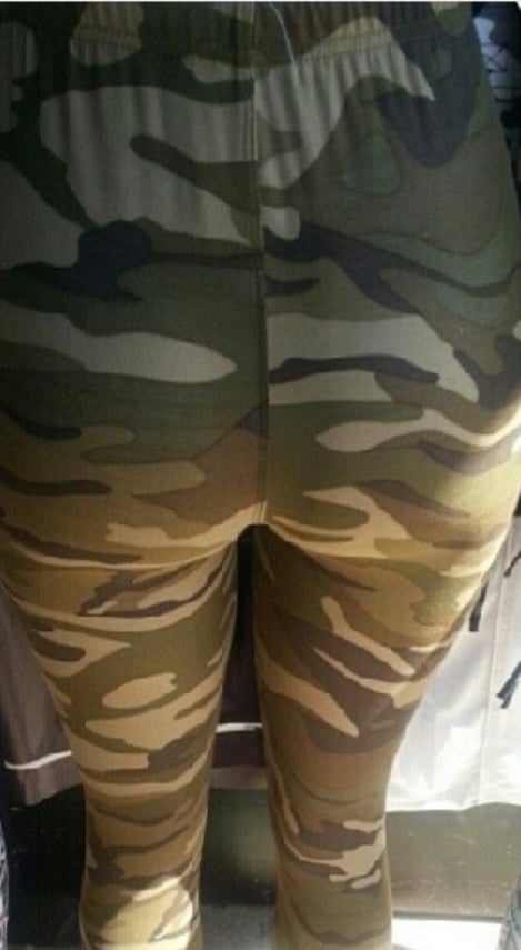 army fatigue workout leggings