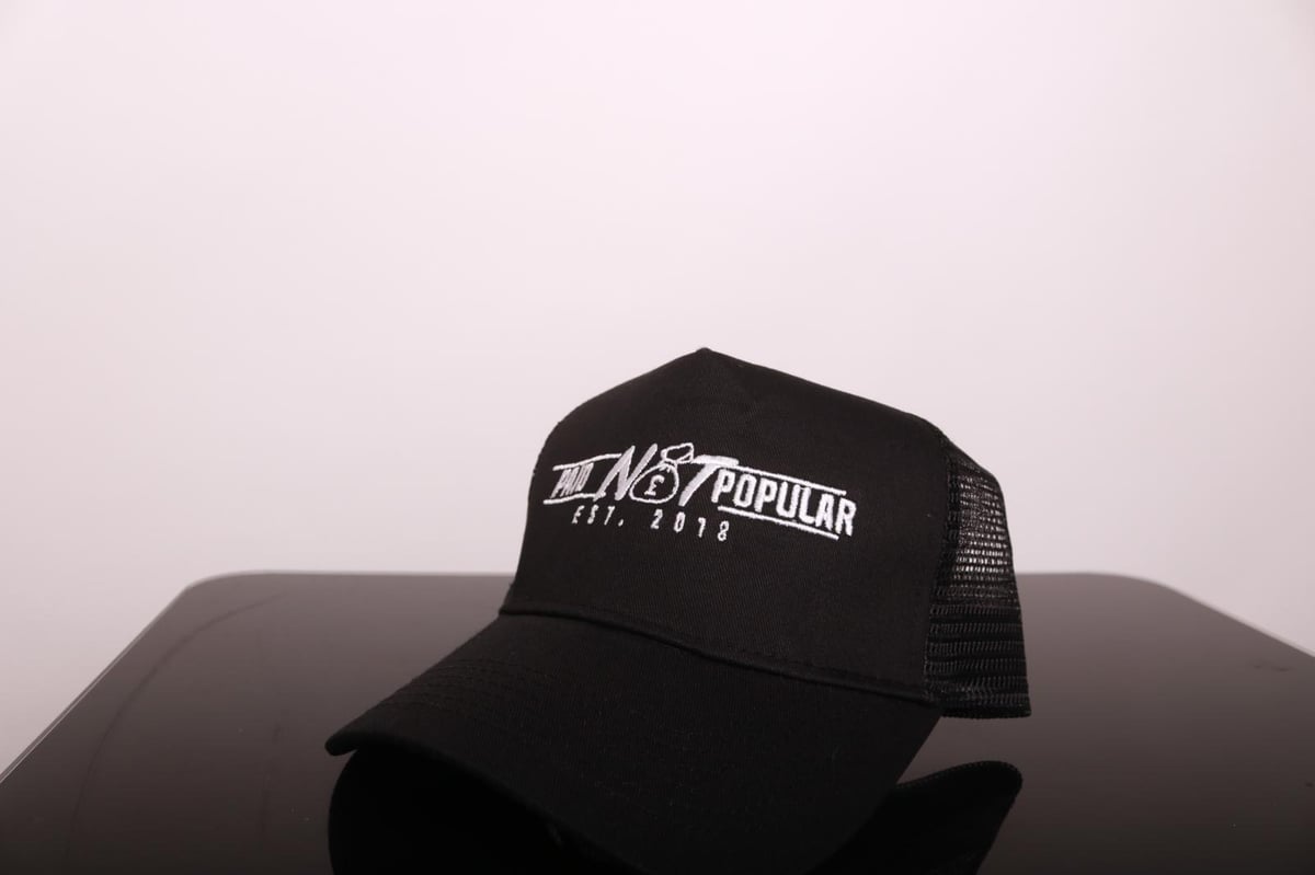 Image of Black Trucker Cap