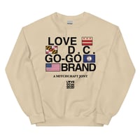Image 5 of LOVEDCGOGO "A MITCHCRAFT JOINT" Light Unisex Sweatshirt (see color options)