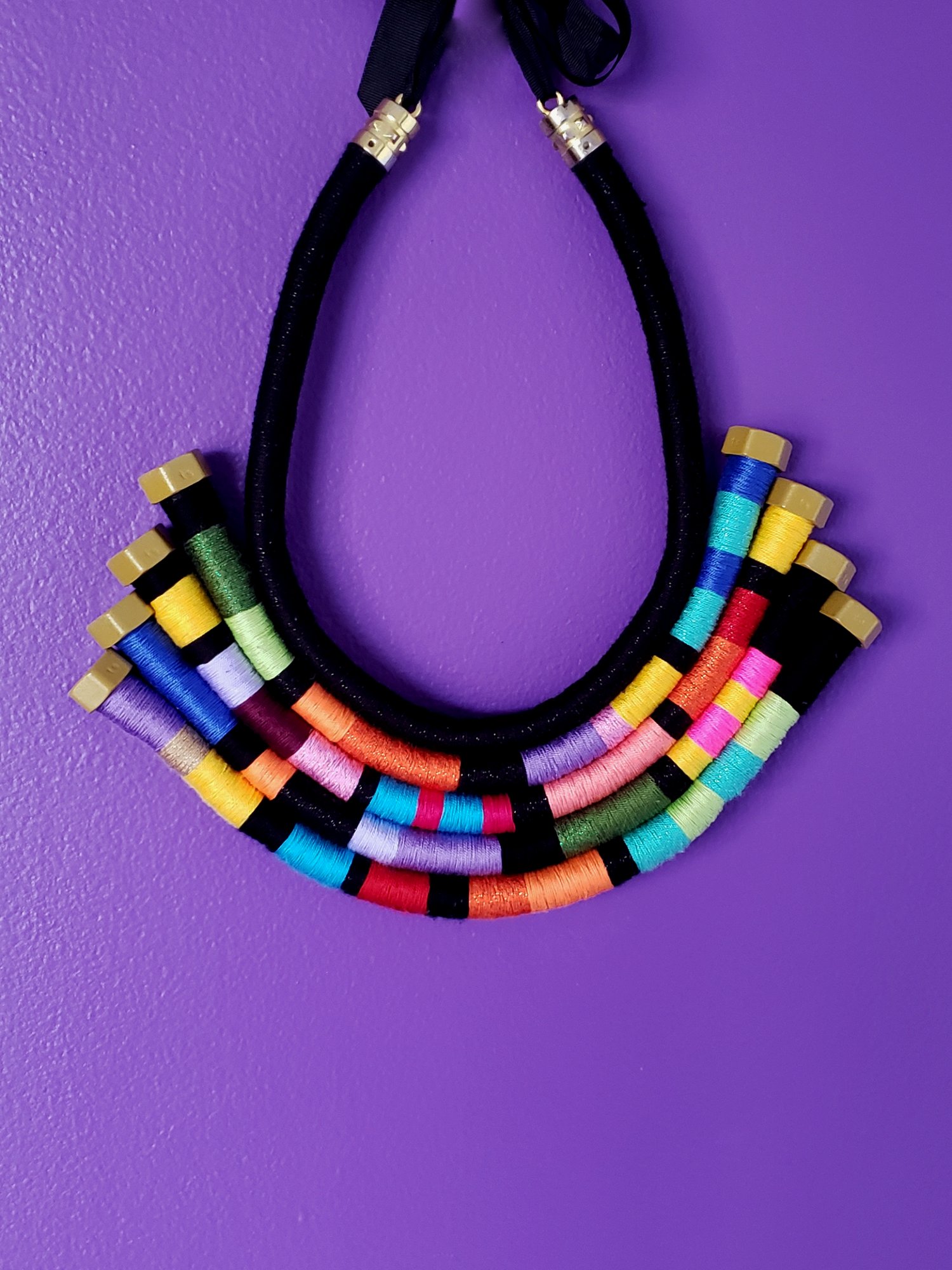 Image of Sofia Multicolor Statement Necklace